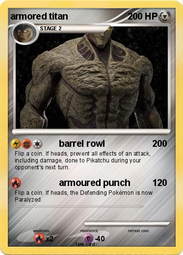 Pokemon armored titan
