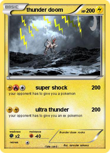 Pokemon thunder doom