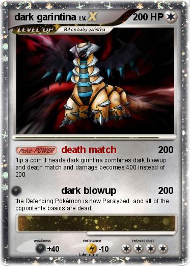 Pokemon dark garintina