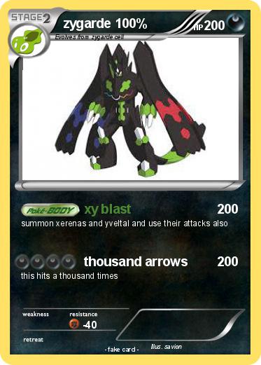 Pokemon zygarde 100%