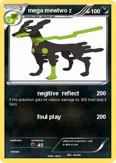 Pokemon mega mewtwo z
