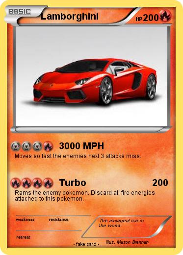 Pokemon Lamborghini