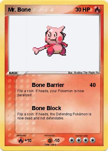 Pokemon Mr. Bone