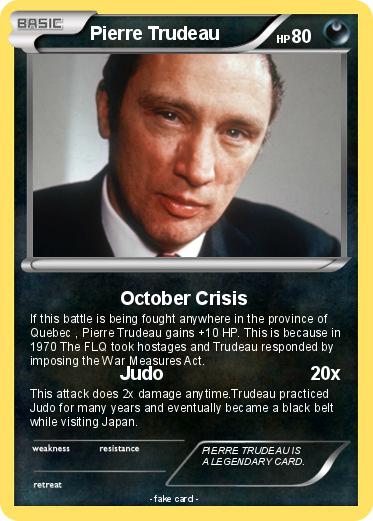 Pokemon Pierre Trudeau