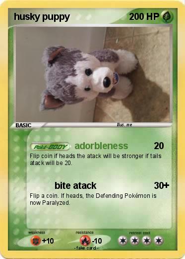 Pokemon husky puppy