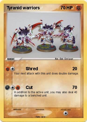 Pokemon Tyranid warriors