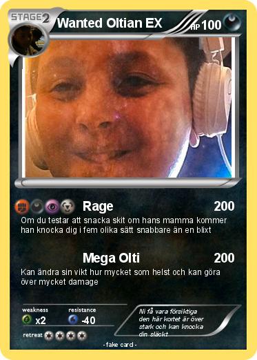 Pokemon Wanted Oltian EX