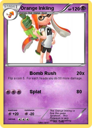 Pokemon Orange Inkling
