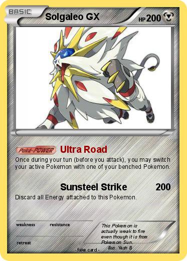Pokemon Solgaleo GX