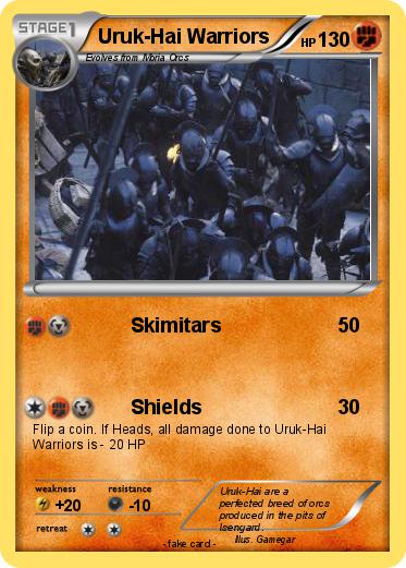 Pokemon Uruk-Hai Warriors