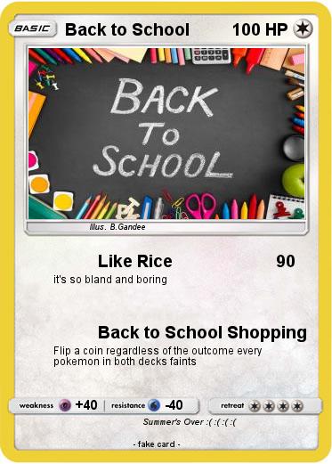 Pokemon Back to School