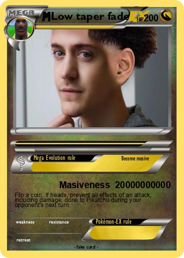 Pokemon Low taper fade