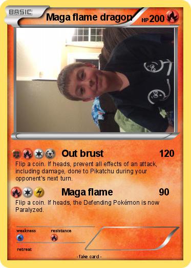 Pokemon Maga flame dragon