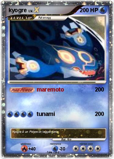 Pokemon kyogre