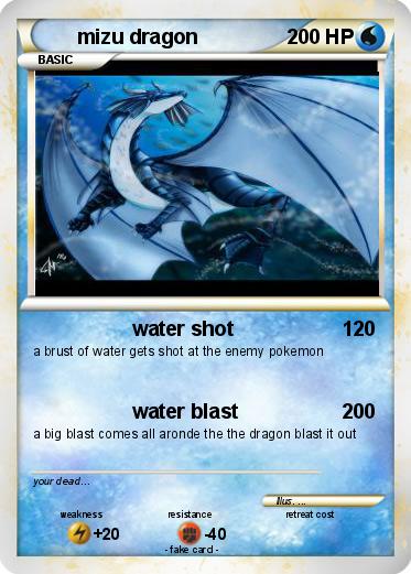 Pokemon mizu dragon
