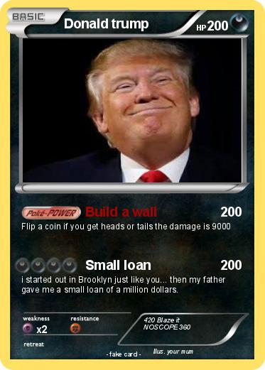 Pokemon Donald trump