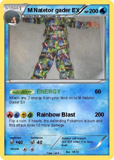 Pokemon M Natetor gader EX