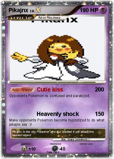 Pokemon Pikajnx