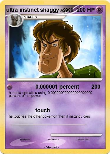 Pokemon ultra instinct shaggy
