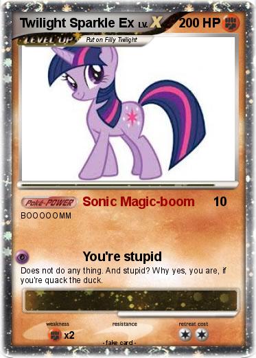 Pokemon Twilight Sparkle Ex