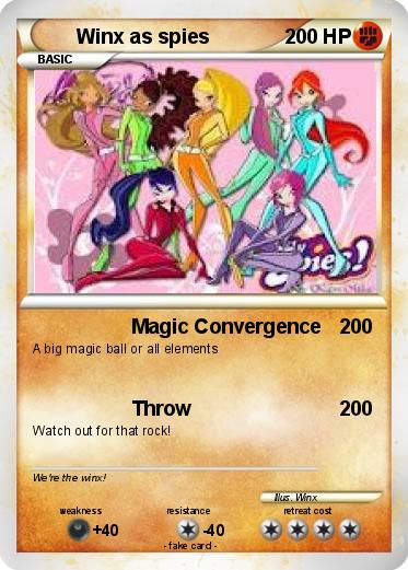 Pokemon Winx as spies
