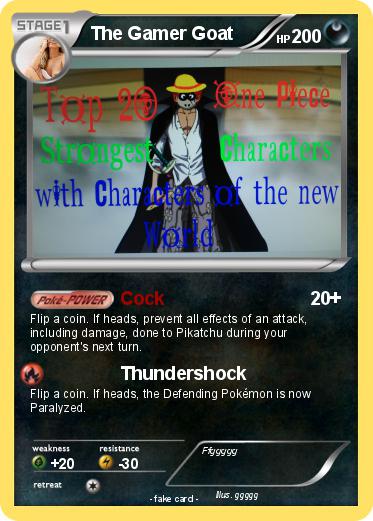 Pokemon The Gamer Goat