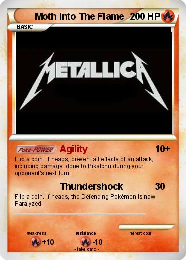 Pokemon Moth Into The Flame