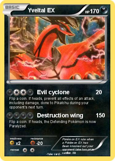 Pokemon Yveltal EX