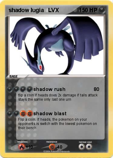 Pokemon shadow lugia   LVX Pokemon shadow lugia   LVX