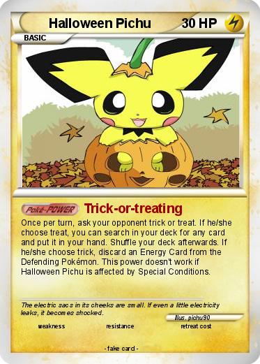 Pokemon Halloween Pichu