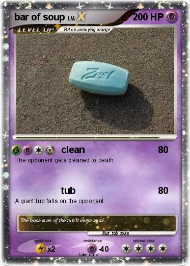 Pokemon bar of soup