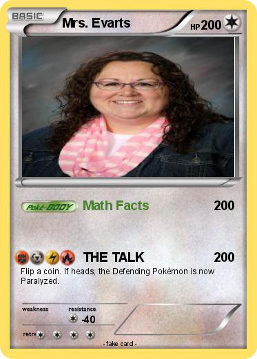 Pokemon Mrs. Evarts