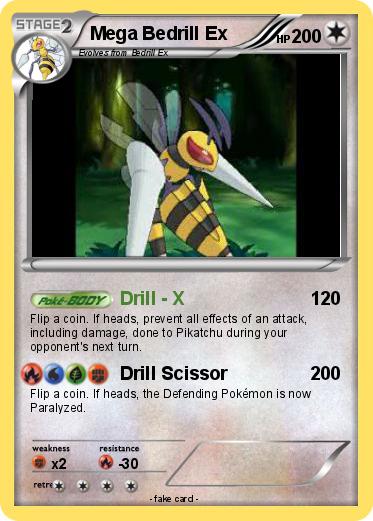 Pokemon Mega Bedrill Ex