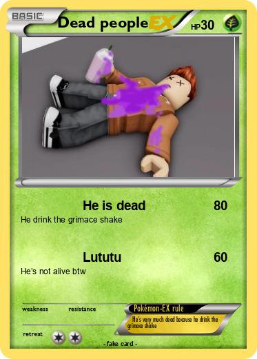 Pokemon Dead people