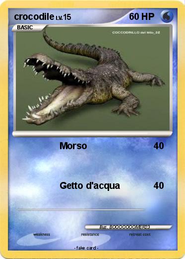 Pokemon crocodile