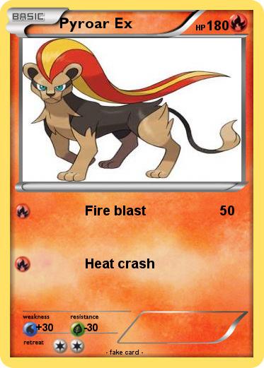Pokemon Pyroar Ex