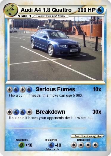 Pokemon Audi A4 1.8 Quattro