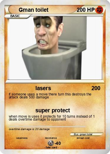 Pokemon Gman toilet