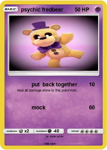 Pokemon psychic fredbear