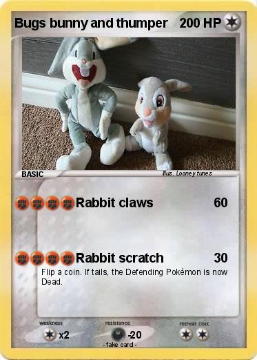Pokemon Bugs bunny and thumper