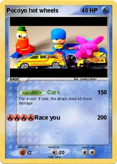 Pokemon Pocoyo hot wheels