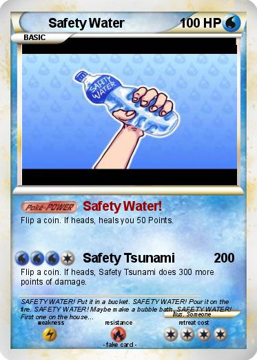 Pokemon Safety Water