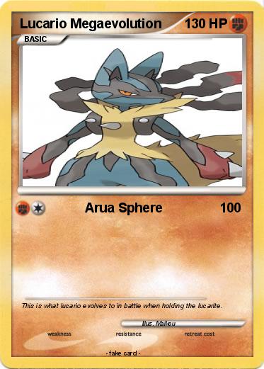Pokemon Lucario Megaevolution