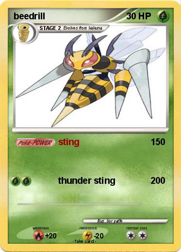 Pokemon beedrill