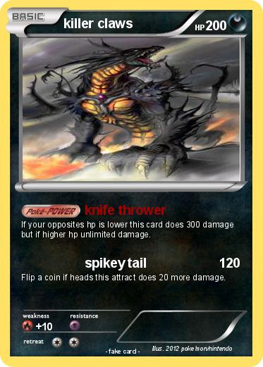 Pokemon killer claws