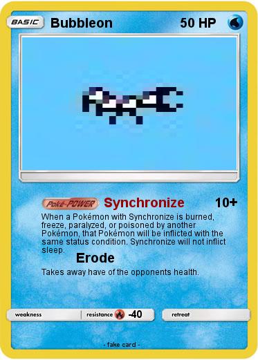 Pokemon Bubbleon