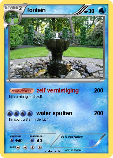 Pokemon fontein