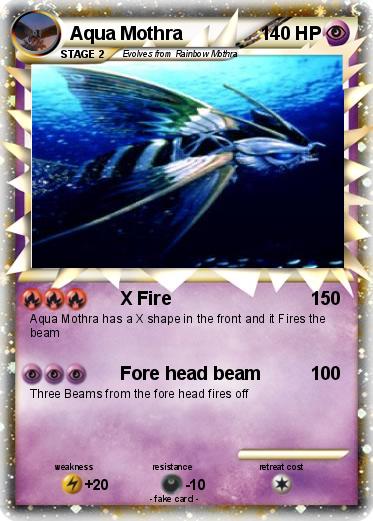 Pokemon Aqua Mothra