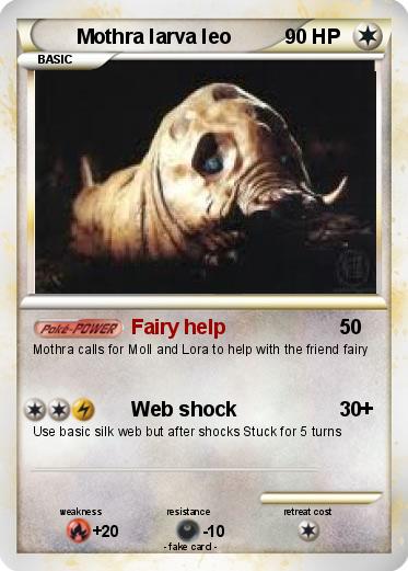 Pokemon Mothra larva leo