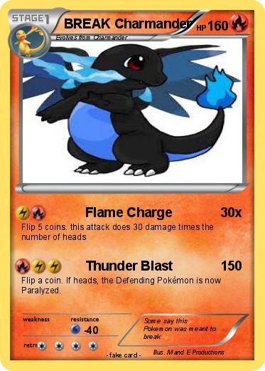 Pokemon BREAK Charmander